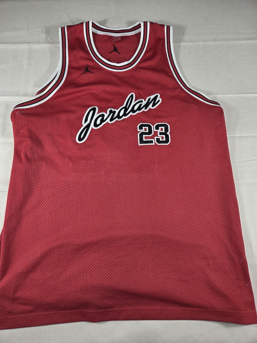 Jordan Brand 23 Mesh Basketball Jersey XXL Red Jumpman Tank